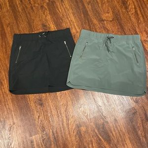 Lot of 2 Athleta Stretch Outdoor Skorts size Medium